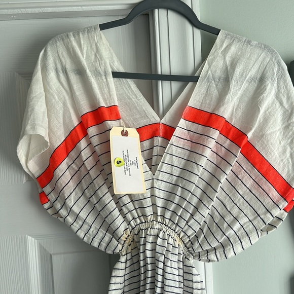 NWT Lemlem Safia Tunic Cover Up / Dress ~Handwoven Resortwear - Picture 3 of 9